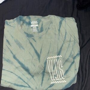 Vans Green Tie-Dye Men's Shirt